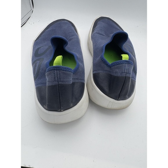 OOFOS Shoes Mens Size 11 Blue Knit Slip On Recovery Casual Comfort Walking